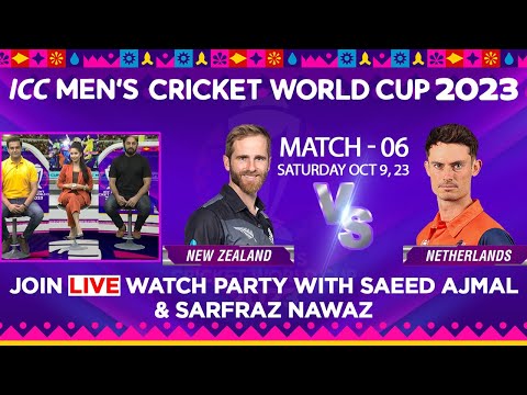 LIVE Match Today | New Zealand vs Netherlands 6th Match | World Cup 2023