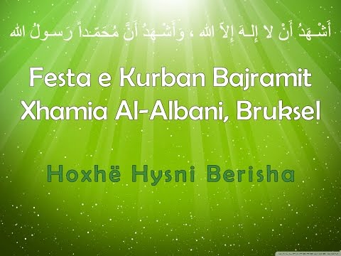 Kurban Bajrami 2016 - Xhamia Al-Albani (Belgjikë)