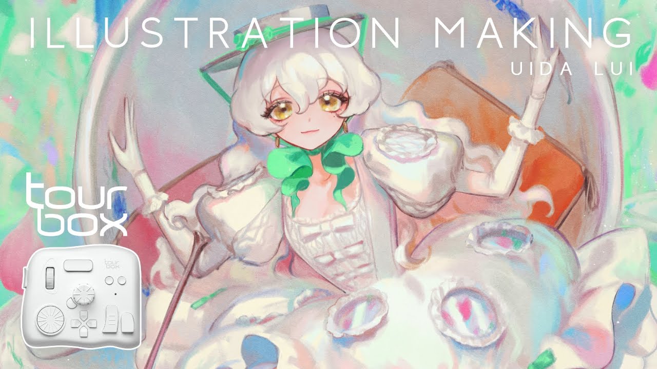 【TourBox Elite】クリエイター向け左手デバイスを使ったイラストメイキング