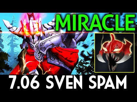 Era of Sven Spamer 7.06 Insane 9k Miracle- with MOM Dota 2