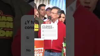 Arrodillados a un dios Falso. #Petro #consultapopular #noticiasmundoviralcm