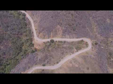 Motorcycle Mulholland Hwy Stop July 2016