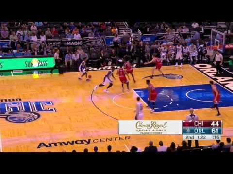 Mario Hezonja vs Chicago Bulls 26.03.2016 (5Pts)