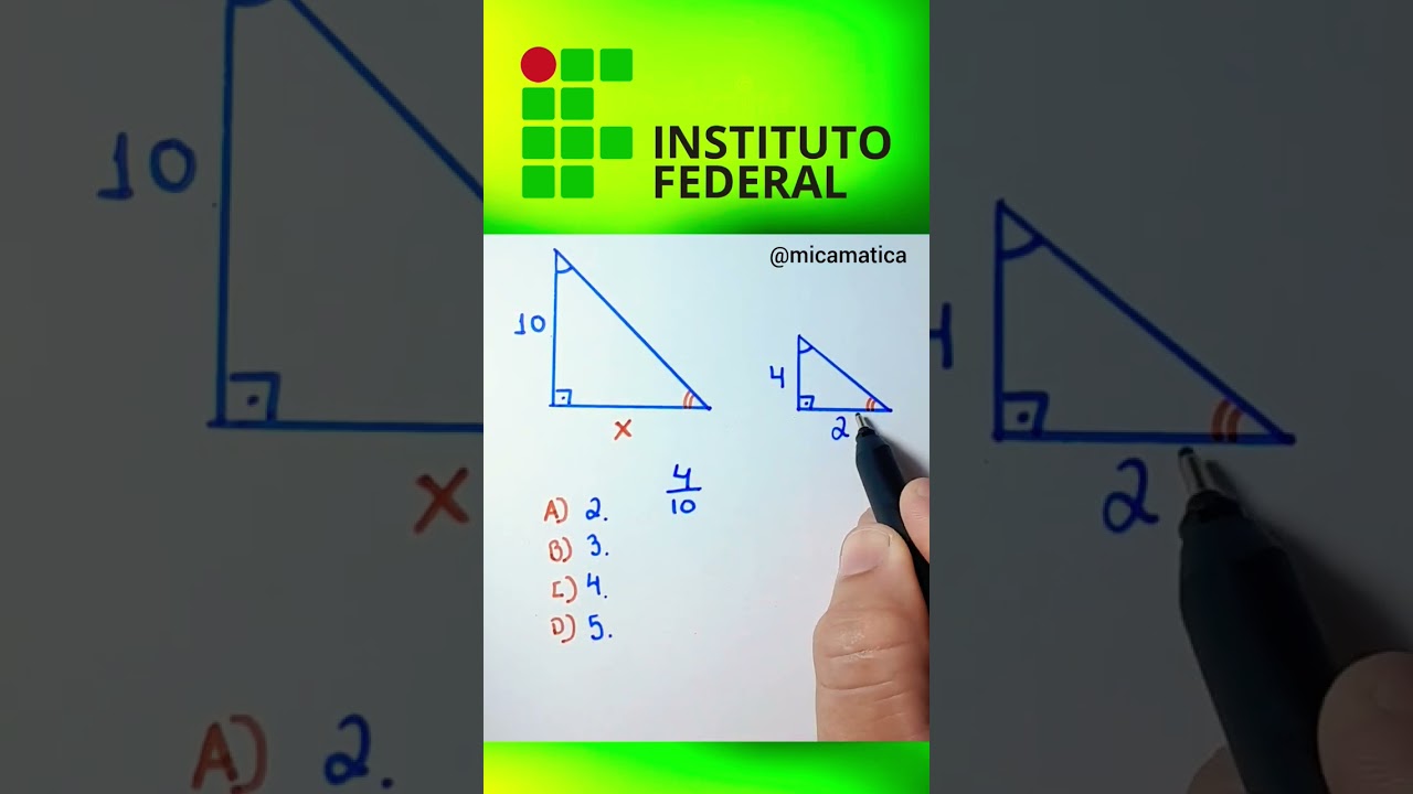 SEMELHANÇA DE TRIÂNGULOS.