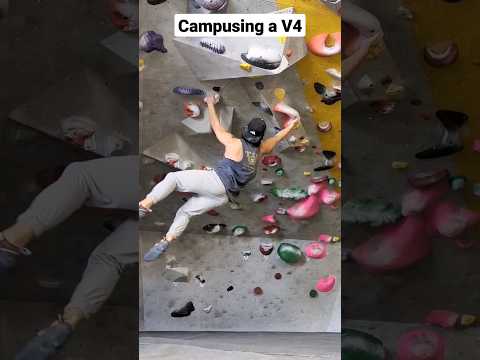 How to turn a V4 into a V5 🤯 #bouldering #climbing #shorts
