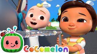 Fire Truck Wash Song  CoComelon Nursery Rhymes &am