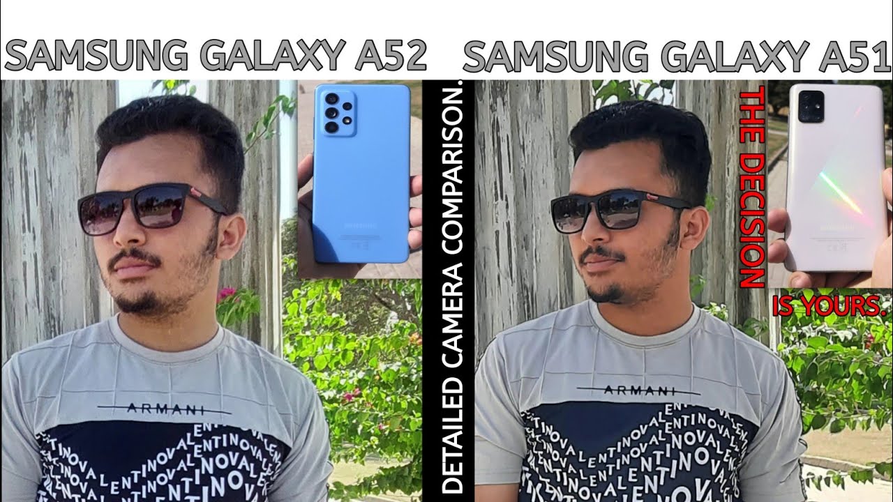 SAMSUNG GALAXY A52 VS SAMSUNG GALAXY A51 CAMERA COMPARISON🔥| DETAILED CAMERA TEST |#SAMAANOVERVIEW