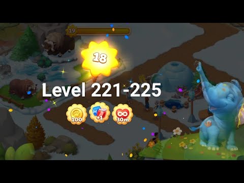 Gameplay Wildscapes Level 221-225
