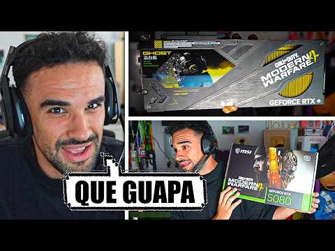 ILLOJUAN HACE UNBOXING de RTX 5080 EDICIÓN CALL of DUTY MODERN WARFARE 4 y más