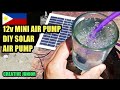 Diy Solar Powered Aquarium Air Pump