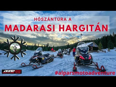Hószántúra a Madarasi Hargitán - Skidoo Lynx Yamaha - Snowmobile Adventure in Transylvania Hargita