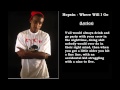 Hopsin - Where Will I Go (Lyrics) 