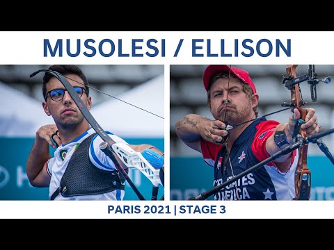 Federico Musolesi v Brady Ellison – recurve men semifinal | Paris 2021 Hyundai Archery World Cup S3
