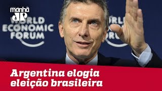 Argentina elogia eleição brasileira