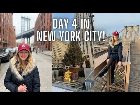 Day 4 New York City! Brooklyn, DUMBO, Top of the Rock, Bryant Park Christmas Markets, Lotte Palace