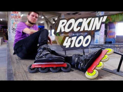 NEW FRAMES ROCKIN 4100 for INLINE SKATES - SKATING and REVIEW