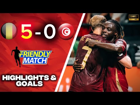 Belgium 5-0 Tunisia