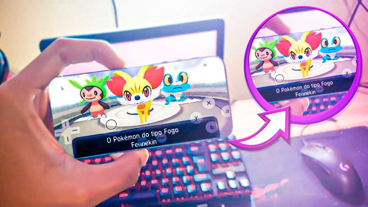 JOGANDO POKÉMON X & Y NO ANDROID EM PORTUGUES