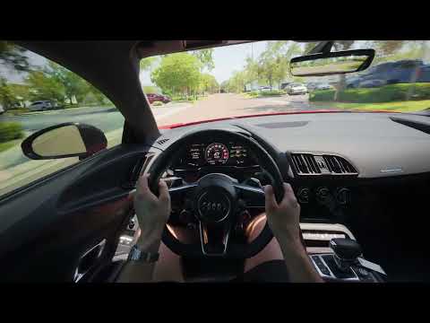 2018 Audi R8 V10 Plus POV Test Drive