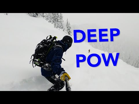 Stevens Pass Backcountry Snowboarding // Splitboarding