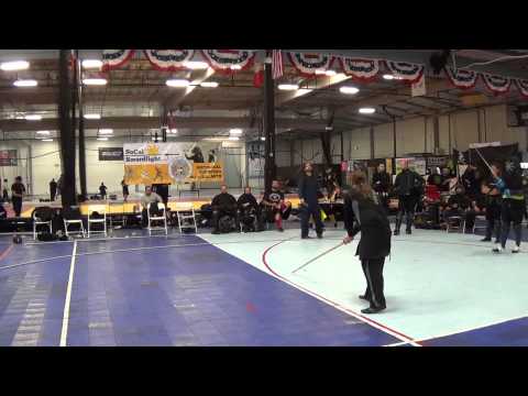 Kevin DuVall vs Keith Cotter-Riley SoCal Swordfight 2014
