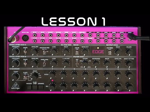 How to use the Edge/DFAM. Techno Patch #1