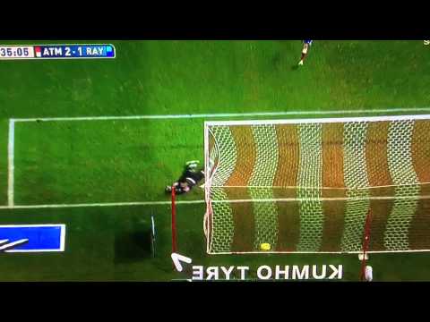 Trashorras Goal Atletico Madrid 2 - 1 Rayo Vallecano  01/24/2015