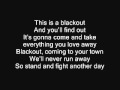The Blackout - Save ourselves the warning With ...