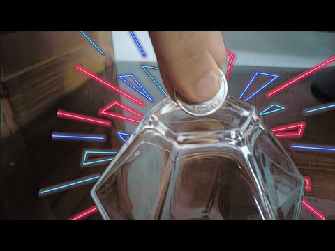 HOW TO  PUSH THE COIN THROUGH THE GLASS (EASIEST AND FASTEST WAY)