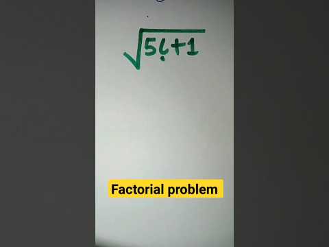 How to solve problems related factorial #problem #factorial #roots #surds #maths #mathstricks #ssc