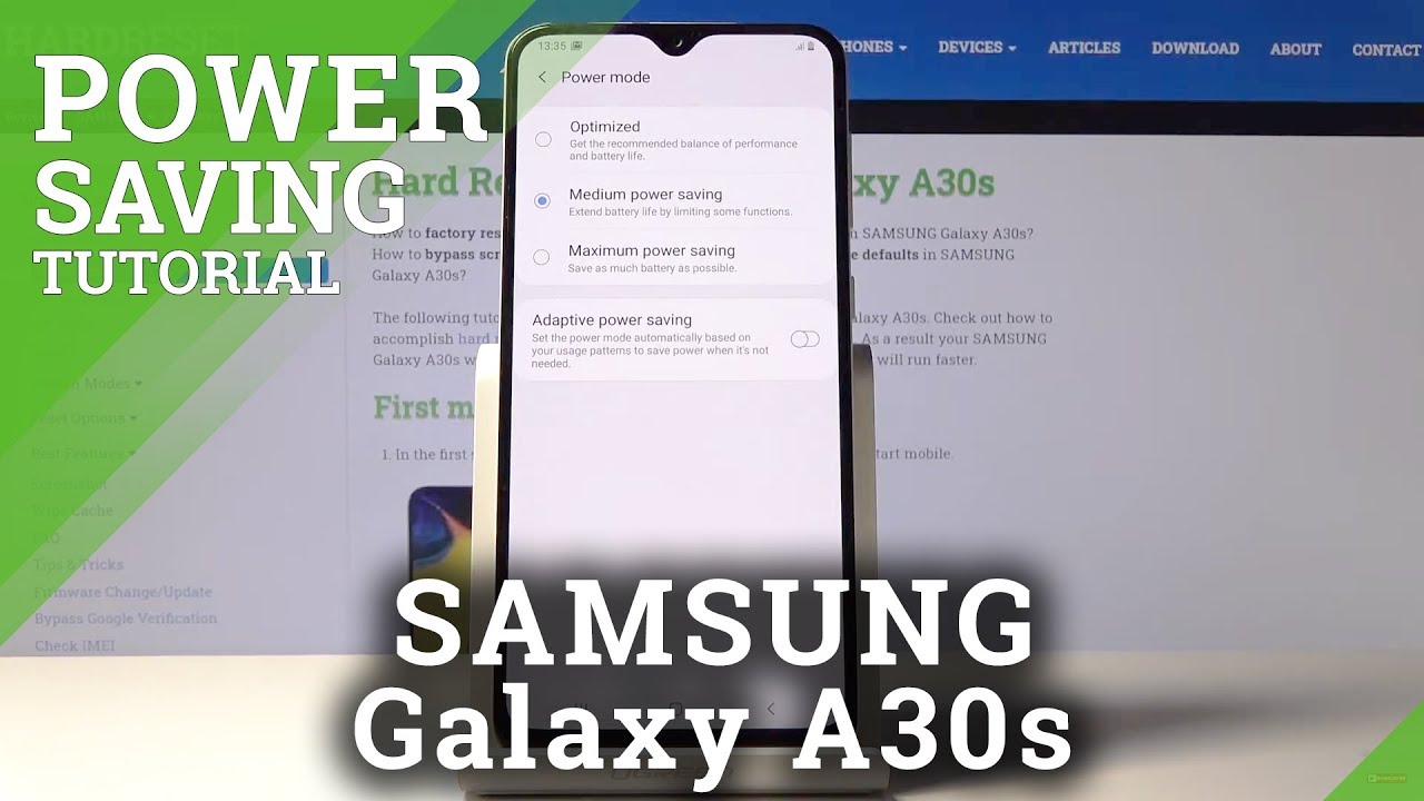How to Enable Power Saving Mode in SAMSUNG Galaxy A30s – Extend Battery Life