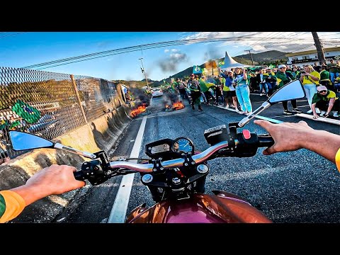 I CUT AWAY THE XJTÃO AT THE DEMONSTRATION