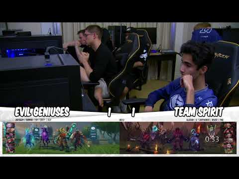 Evil Geniuses vs Team Spirit Game 3 | China Dota 2 Supermajor Playoffs Day 1