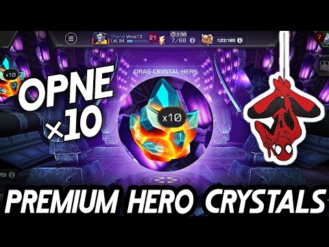 Open ×10 PREMIUM HERO CRYSTALS😧 [MCOC]