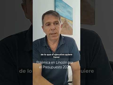 Polémica en Lincoln por el presupuesto 2026. Aldo Paoletti concejal por el PRO. #buenosaires #bsas