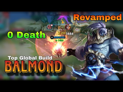 Revamped Balmond Full Tank Build True Monster DMG | ( Solo Rank Best Rank Push Hero )