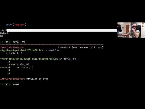 Miki Tebeka at pyweb-il: A Python quiz (Hebrew)