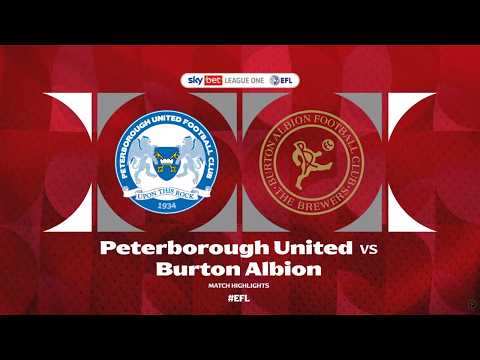 FC Peterborough United 1-1 FC Burton Albion Burton-on-Trent