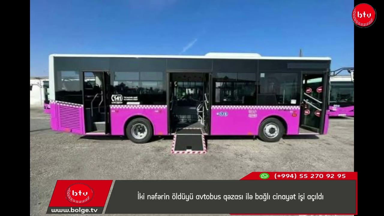 İki nəfərin öldüyü avtobus qəzası ilə bağlı cinayət işi açıldı