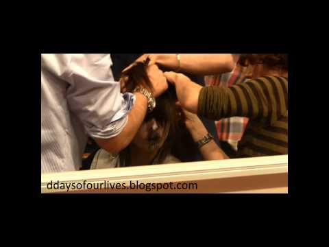 Irina Lazareanu backstage at Vivienne Westwood Gold Label Fall Winter 2011 2012