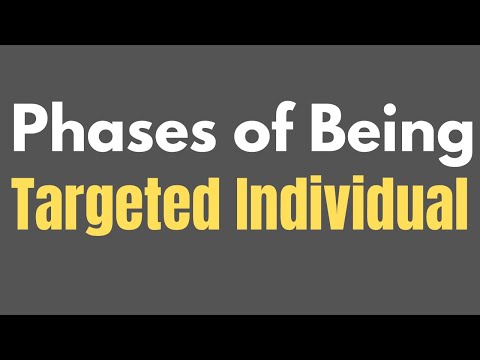 Phases of Being a Targeted Individual