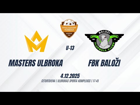 ZU-13 Masters Ulbroka - FBK Baloži  04/12/2025