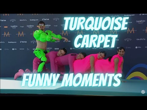 Eurovision 2023 Turquoise Carpet Funny Moments