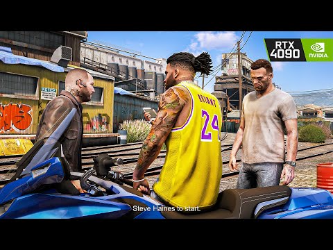 GTA 5 'Deathwish' Final Mission 8K Gameplay | RTX 4090 Remastered Graphics MOD