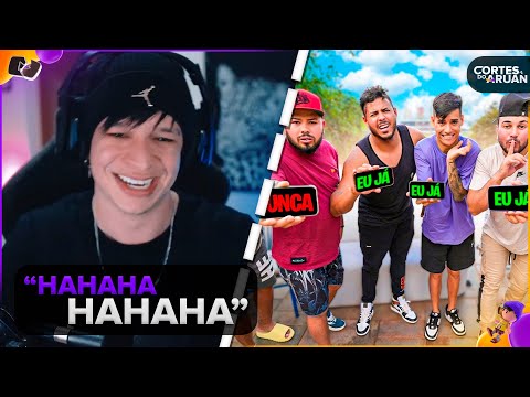 ARUAN REAGE: EU NUNCA PESADÃO COM MEUS AMIGOS !! 😈🔥 (LEO DA HORNET) - Cortes do Aruan