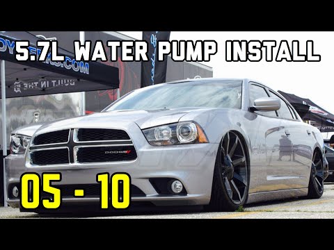 5.7L HEMI Water Pump Install Replacement 05 - 10 | Magnum Charger Challenger Commander Grand Cheroke