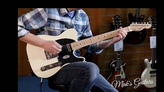 Video thumbnail for Maybach Teleman T54 Vintage Cream Aged Finish by Mak's Guitars