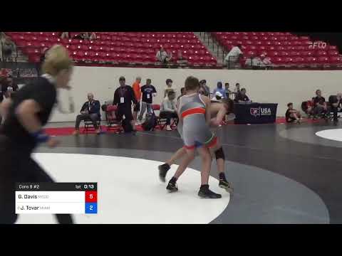 48 Kg Cons 8 #2 - Grayson Davis, McDonald Wrestling Academy Vs Jovanni Tovar, Miami Wrestling Club