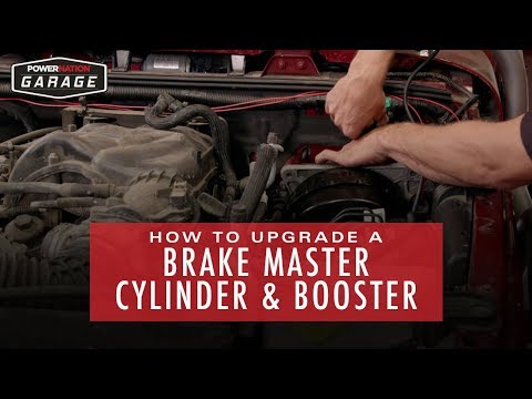How To Upgrade A Brake Master Cylinder & Booster