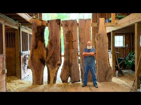 WATCH: Craftsman Turns Raw Wood into Table Top (Episode 4)